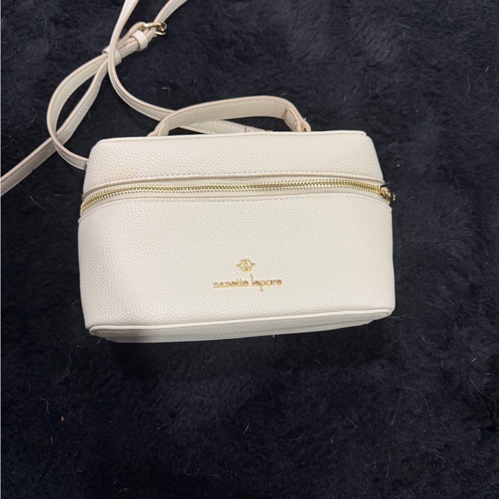 Crossbody Bag with Gold Accents